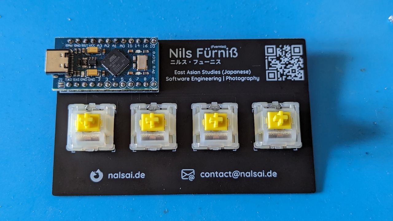 PCB with switches