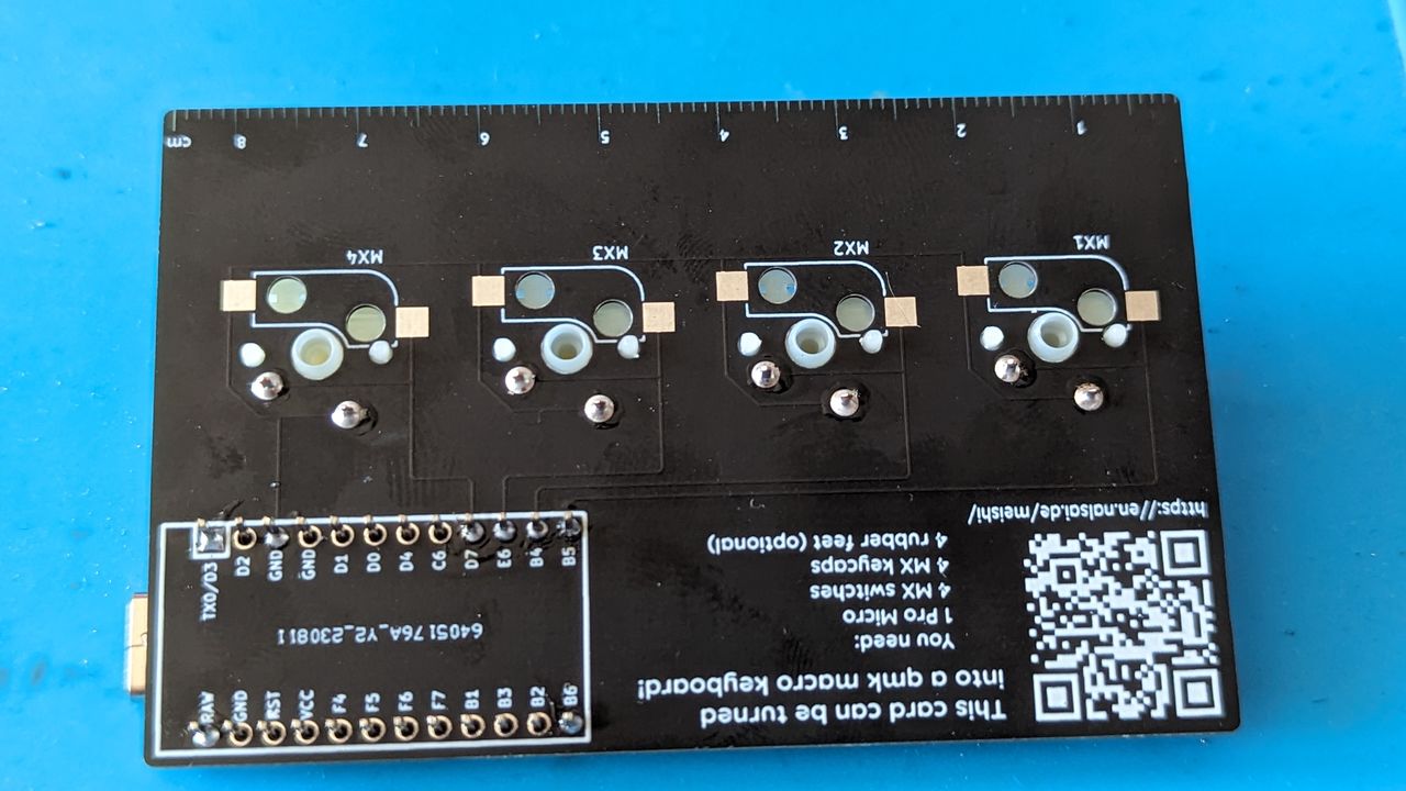 soldered switches